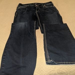 Women's silver jeans size W 32/ L 31